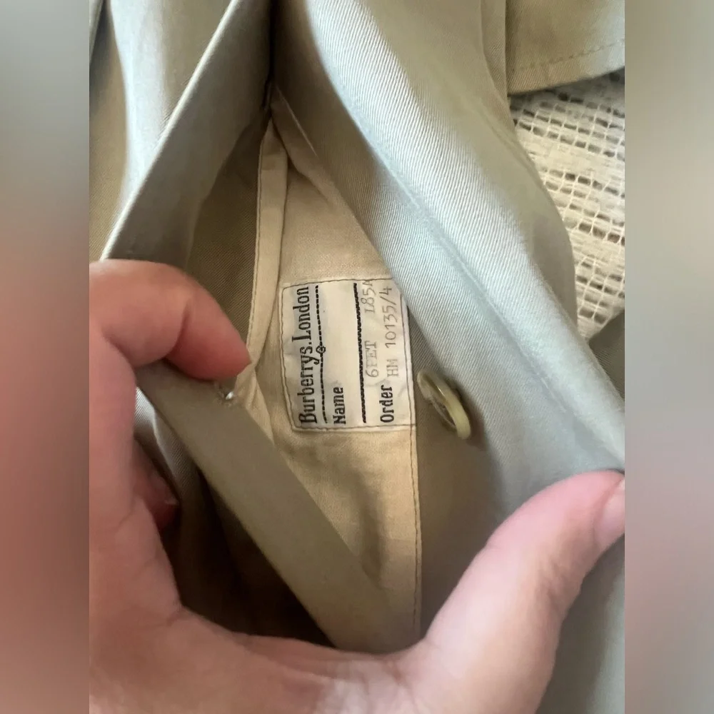 Classic Tan Trench Coat Burberry USA  small 6 - Picture 7 of 15